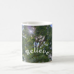 Caneca De Café Mensagem inspiradora: "Acredite"