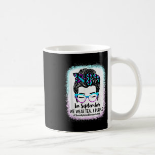 Caneca De Café Mensagem Mensal de Sensibilização para a Prevenção