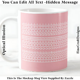 Caneca De Café Mensagem Oculta Ame Sua Alma, Citação Personalizad