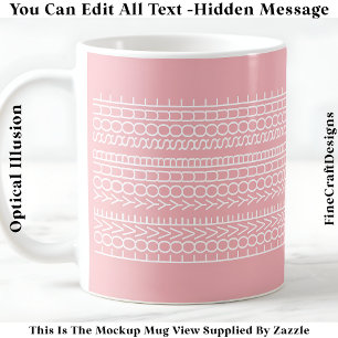 Caneca De Café Mensagem Oculta Ame Sua Alma, Citação Personalizad