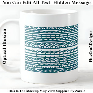 Caneca De Café Mensagem Oculta Para Qualquer Hobby, Mentalmente 1