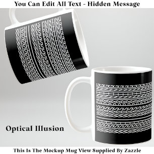 Caneca De Café Mensagem Oculta Para Qualquer Hobby, Queria Ter 10