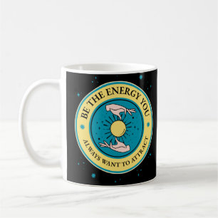 Caneca De Café Mensagem positiva de motivação energética