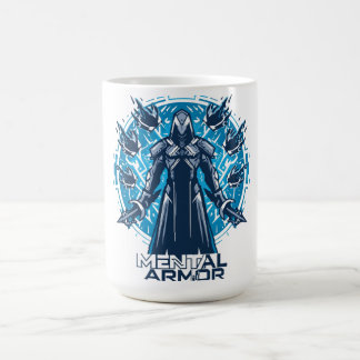 Caneca De Café Mental Armor - Hoodie Warrior Figure