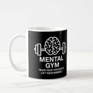 Caneca De Café Mental Gym - Mindset Motivacional
