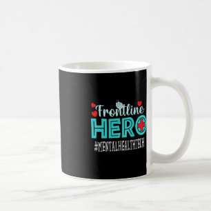 Caneca De Café Mental Health Tech Frontline Hero Trabalhadoras