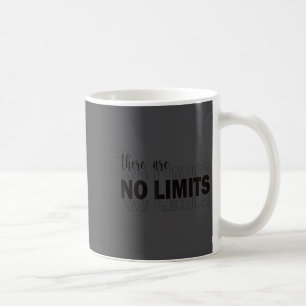 Caneca De Café Mentalidade de Motivação Sem Limites Preto