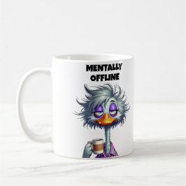 Caneca De Café Mentally Offline Mom
