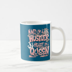 Caneca De Café Mente de empreendedora coração de rainha garota de