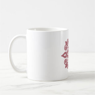 Caneca De Café Mente novos travesseiros redondos de Design Mandal
