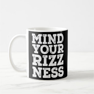 Caneca De Café Mente Sua Tonalidade Rizz Grande Jogo Charisma Cha