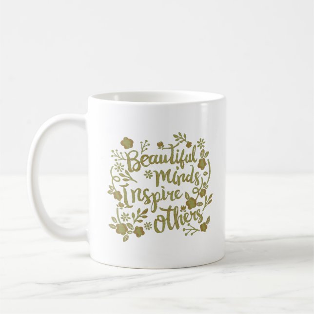 CANECA DE CAFÉ MENTES BONITAS INSPIRAM OUTROS (Esquerda)