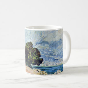 Caneca De Café Menton visto de Cap Martin por Claude Monet
