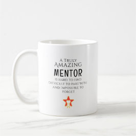 Caneca De Café Mentor Incrível Difícil de Encontrar Presente Pers