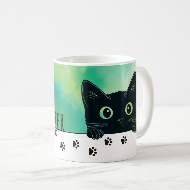 Caneca De Café Meow Master Tasse (Frente Esquerda)