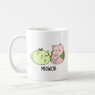 Caneca De Café Meowchi Funny Mochi Pun