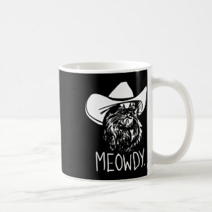Caneca De Café Meowdy Texas Cat Meme