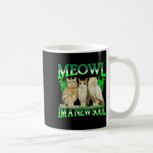 Caneca De Café Meowl um novo gato coruja engraçado meme humor hom