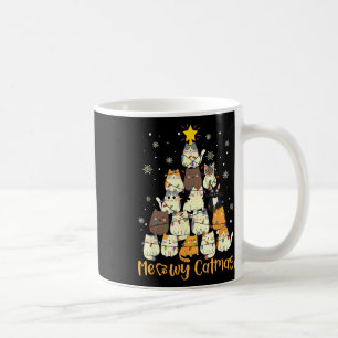Caneca De Café Meowy Catmas Árvore de Natal Xmas Meninas Fu