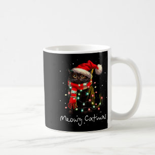 Caneca De Café Meowy Catmas Gato Árvore de Natal Xmas Garotas Men
