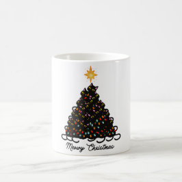 Caneca De Café Meowy Christmas