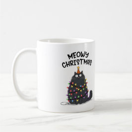 Caneca De Café Meowy Christmas Mug
