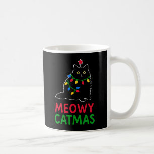 Caneca De Café Meowy Natal Felino