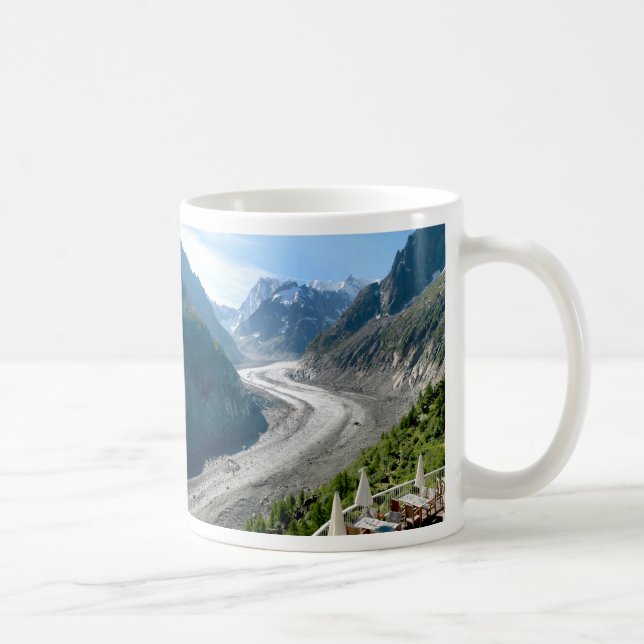 Caneca De Café Mer de Glace - Chamonix França (Direita)