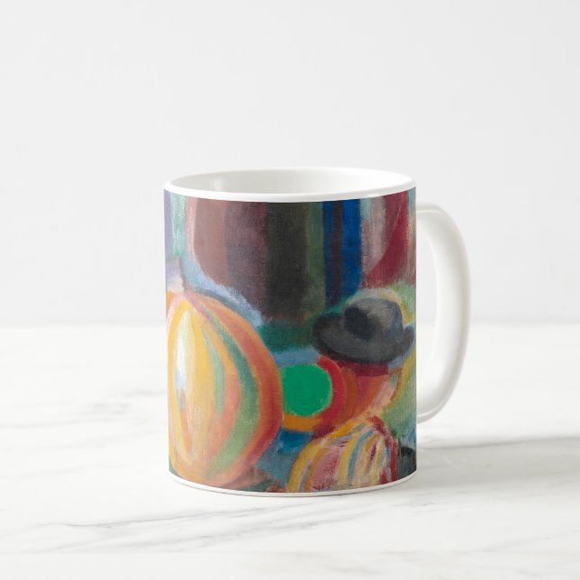 Caneca De Café Mercado Português | Sonia Delaunay-Terk | (Frente Esquerda)