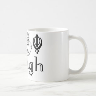 Caneca De Café Mercadoria do design de Khalsa do sikh de Khanda
