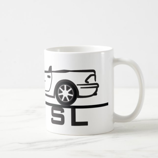 Caneca De Café Mercedes 550 SL Type 230 (Direita)