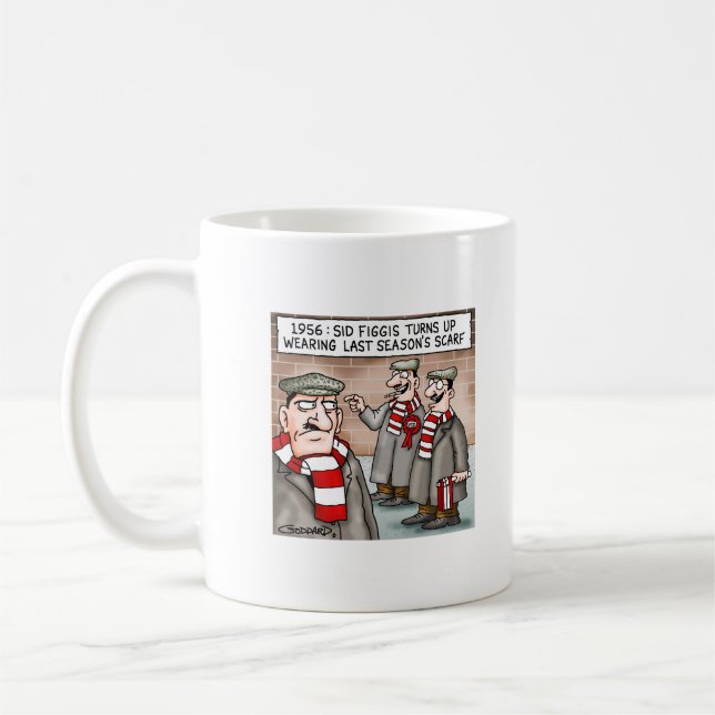 Caneca De Café Merch de futebol dos anos 50 (Esquerda)