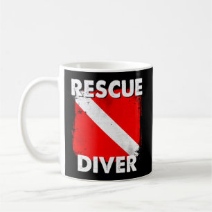 Caneca De Café Mergulhador De Emergência Scuba Para Instrutores D
