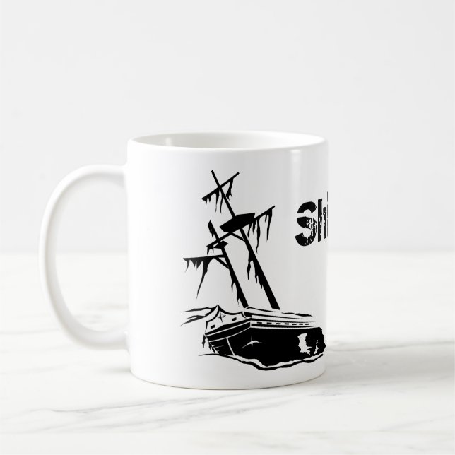 Caneca De Café Mergulhador do Shipwreck (Esquerda)