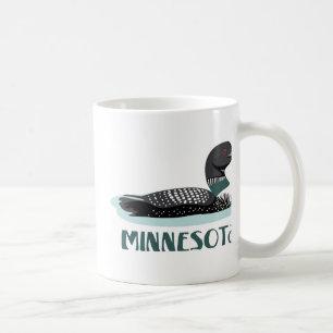 Caneca De Café Mergulhão-do-norte de Minnesota