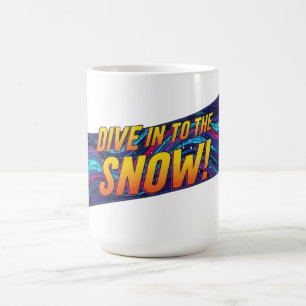 Caneca De Café Mergulhe no Snowboard