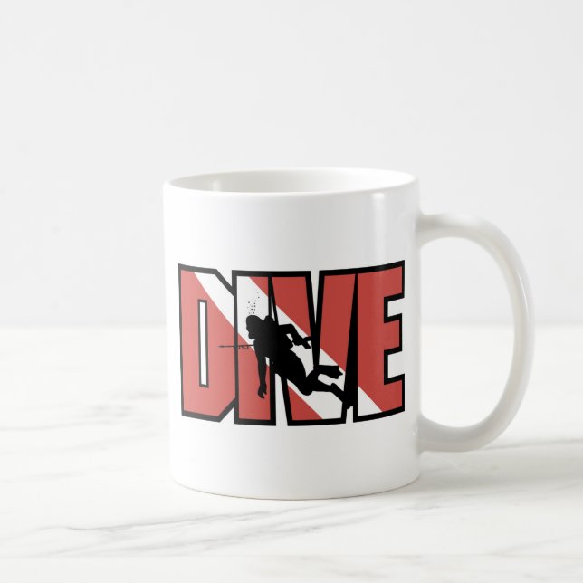 Caneca De Café Mergulho (Direita)