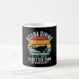 Caneca De Café Mergulho - Mergulho De Scuba É Melhor Do Que Tudo