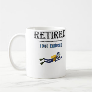 Caneca De Café Mergulho não expira após a aposentadoria