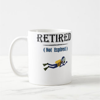 Caneca De Café Mergulho não expira após a aposentadoria