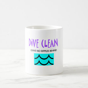 Caneca De Café Mergulho SUPERIOR nenhumas ondinhas
