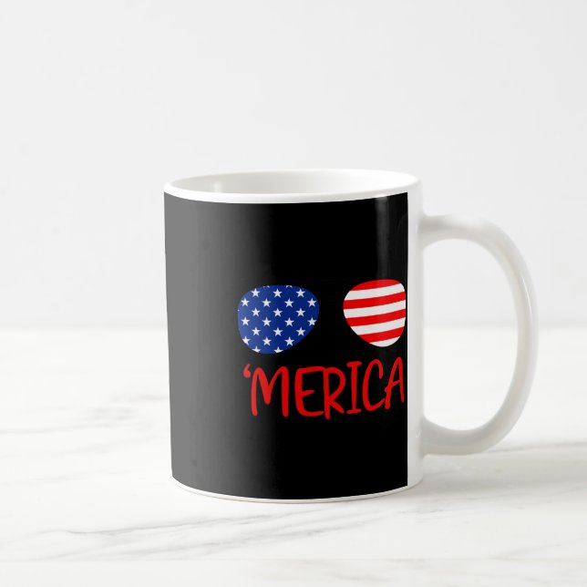 Caneca De Café Merica 4 De Julho Dia Da Independência Do Teto Usa (Direita)