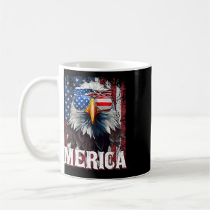 Caneca De Café Mérica - Patriótico Águia Da Liberdade Dos EUA - 4