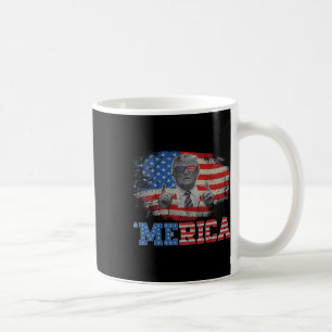 Caneca De Café Merica Trump Happy 4 De Julho Bandeira Americana T