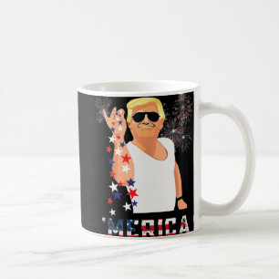Caneca De Café Merica Trump Sai do Don Bebado Donald Bebado 4º de