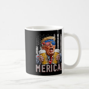 Caneca De Café Merica Trump Sungs 4 De Julho Beer Drinki Engraçad