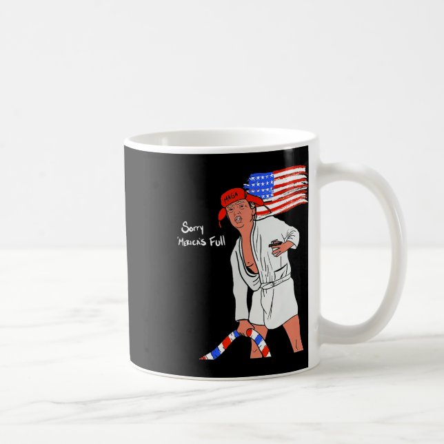 Caneca De Café Mericas Cheio Trump Maga (Direita)
