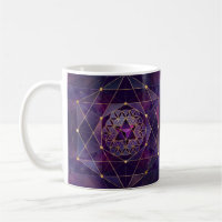 Merkabah em flor da vida - Geometria Sagrada