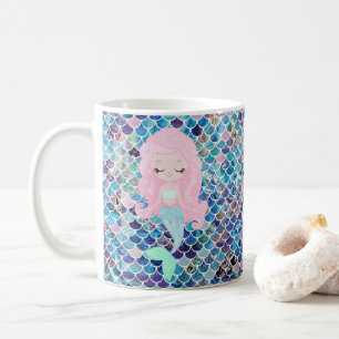 Caneca De Café Mermaid Blues Mug