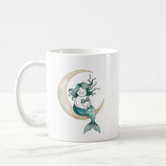 Caneca De Café Mermaid Moon Mug